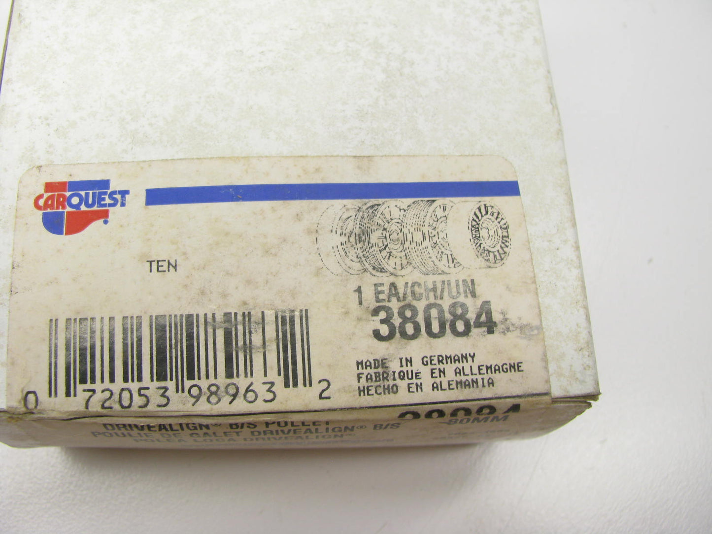 Carquest 38084 Accessory Drive Belt Tensioner Pulley For 91-93 Mercedes-Benz V8