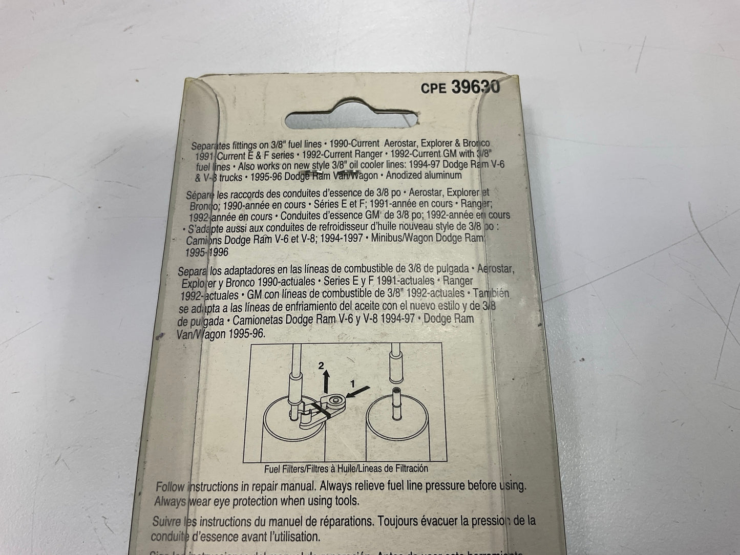 Carquest 39630 3/8'' Fuel Line Disconnect Tool