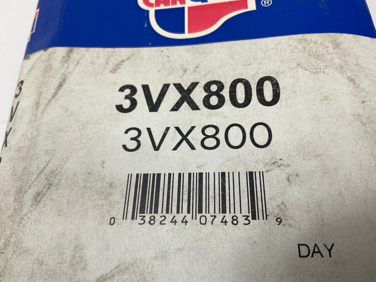 Carquest (By Gates) 3VX800 Industrial Cogged Accessory Drive Belt - 3/8'' X 80''