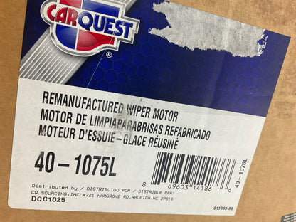 MIAAING PROTECTIVE CAP ON MOTOR - Carquest 40-1075L Front Wiper Motor Linkage