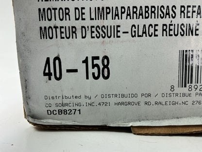 Reman Carquest 40-158 Windshield Wiper Motor - Note: W/Delay Wiper System