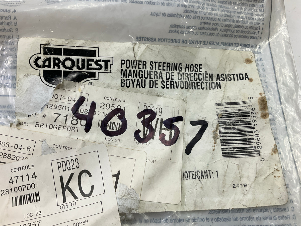 Carquest 40357 Power Steering Return Hose 2006-2009 Fusion, Milan, 2006 Zephyr