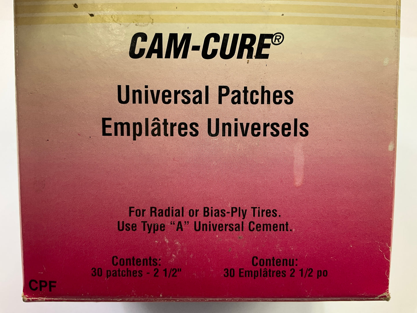 (30) Camel 13-451 Cam-Cure2-1/2'' Tire Repair Patches For Radial & Bias-ply Tire