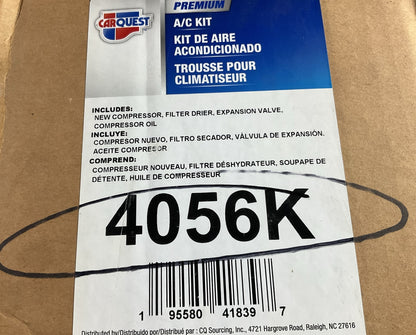 Carquest 4056K A/C Compressor Kit With Expansion Valve, Drier & Oil