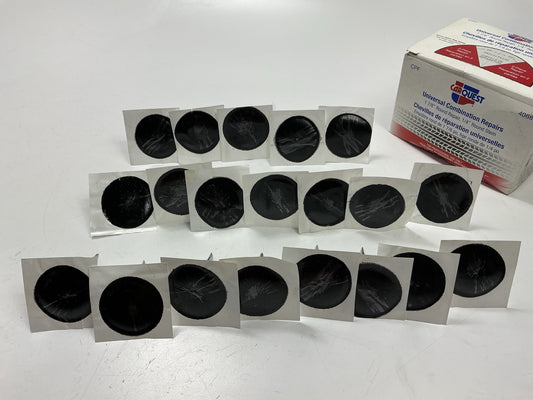 (20) Carquest 40680 Tire Repair Plug Patches 1-7/8'' Round, 1/4'' Stem