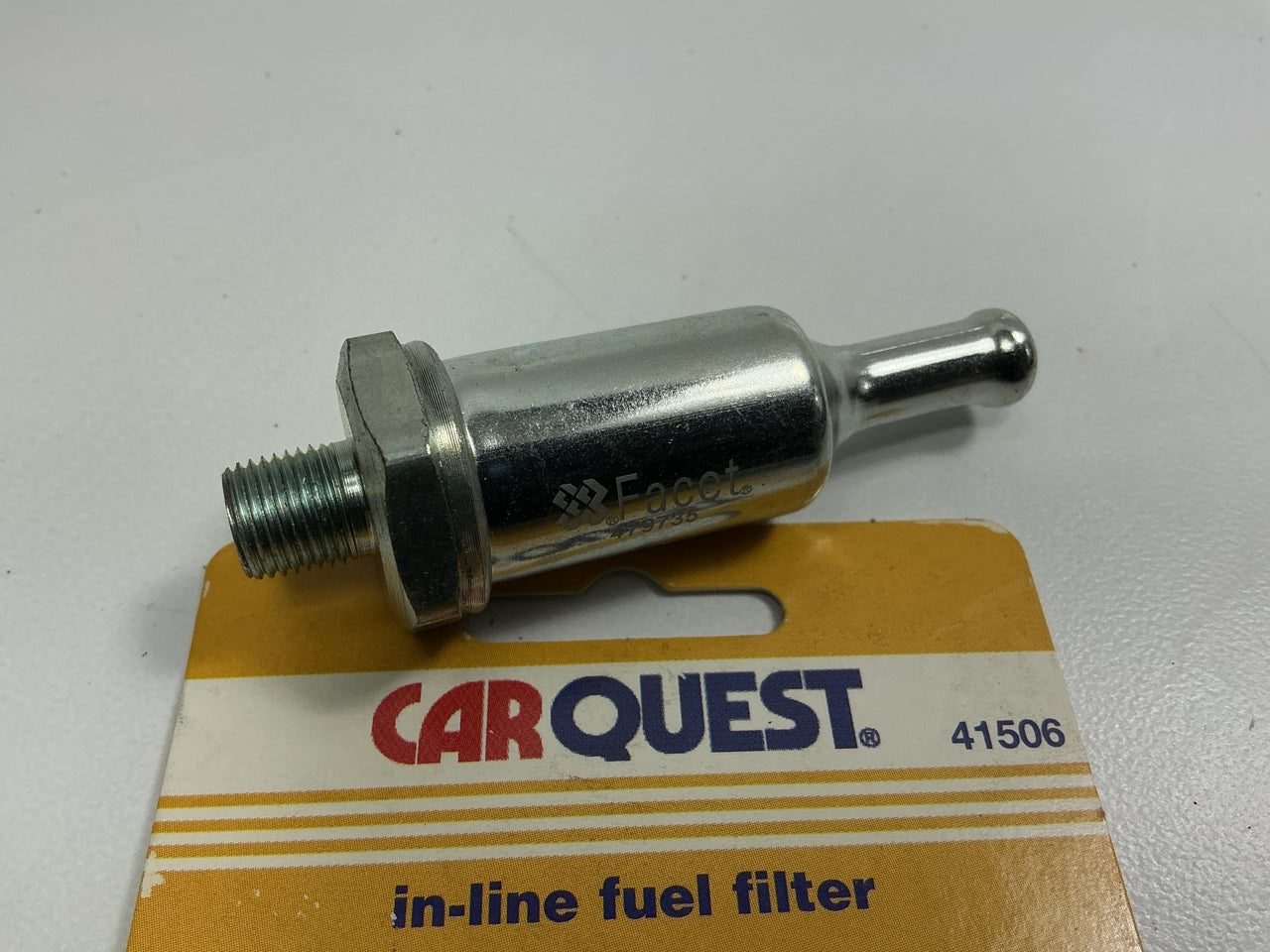 Carquest 41506 In-line Fuel Filter For Facet Posi-Flo Or Cube Fuel Pump