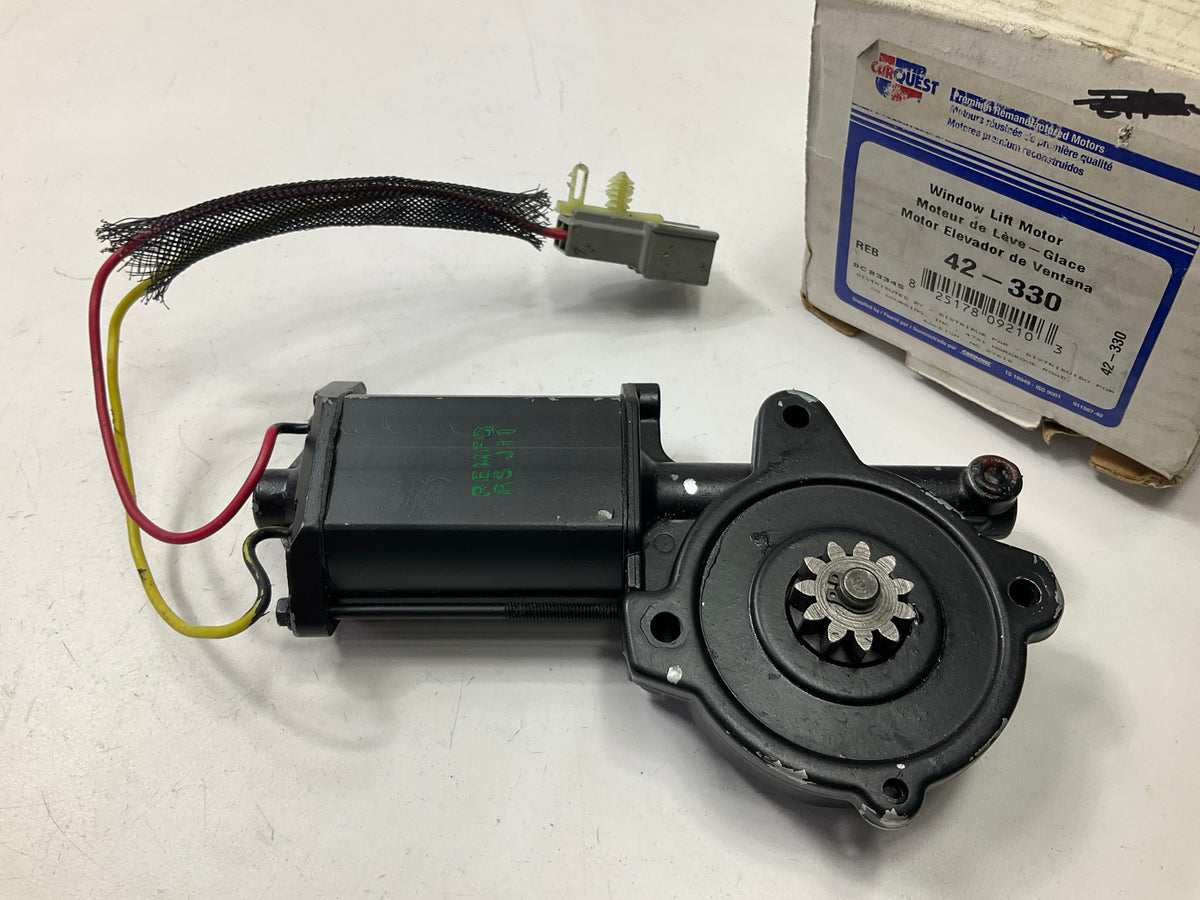 REMAN. Carquest 42-330 Left Power Window Motor For 1994-2002 Ford Mustang
