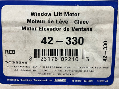 REMAN. Carquest 42-330 Left Power Window Motor For 1994-2002 Ford Mustang
