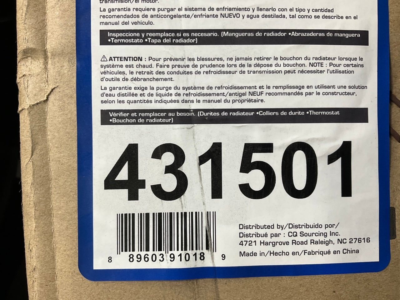 Carquest 431501 Radiator For 2001-2006 Kia Optima, 1999-2005 Sonata