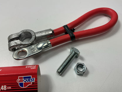 Carquest 44012 Red Top Post Battery Cable, 4 Gauge, 12'' Long