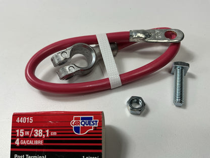Carquest 44015 Top Post Battery Cable - Battery To Switch 15'' Long, 4 Gauge