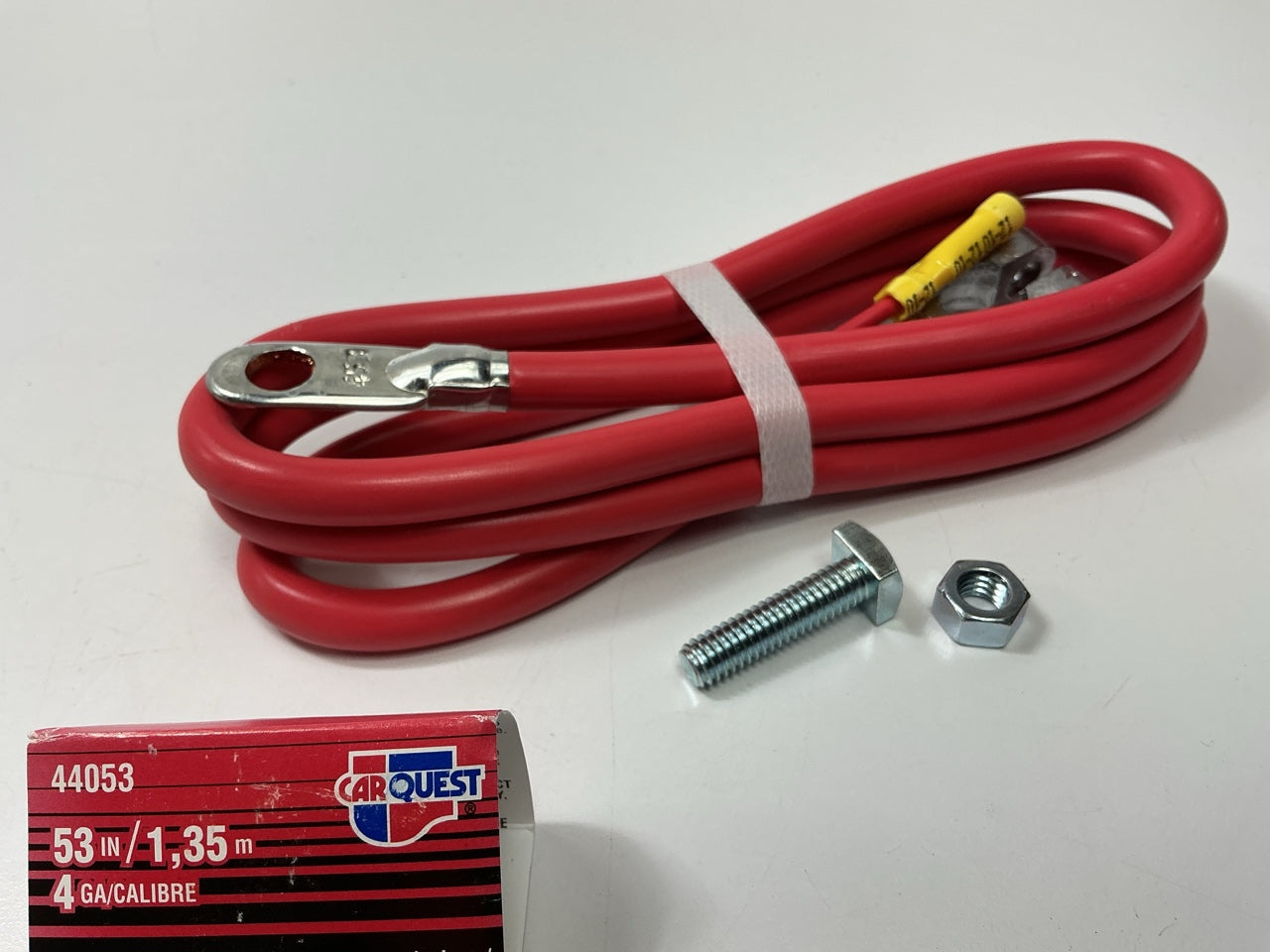 Carquest 44053 Red Top Post Battery Cable, 4 Gauge, 53'' Long