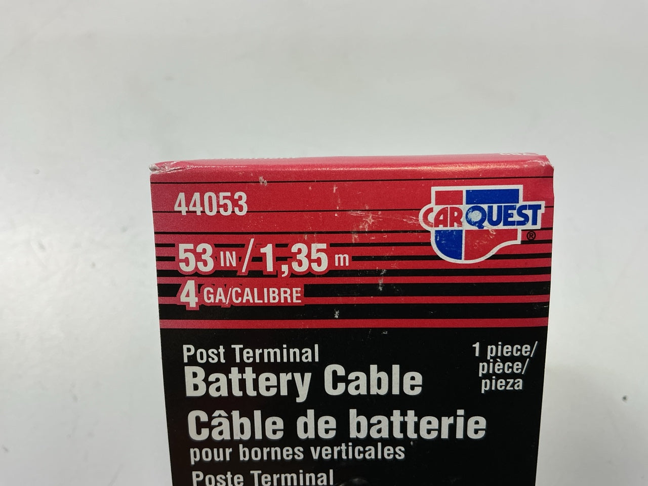 Carquest 44053 Red Top Post Battery Cable, 4 Gauge, 53'' Long