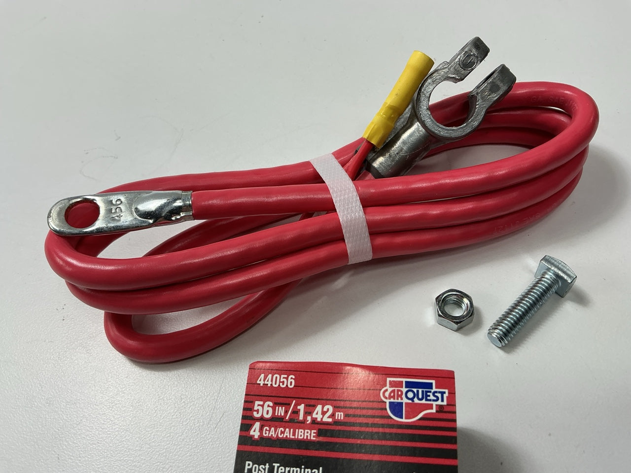 Carquest 44056 Top Post Battery Cable - 56'' Long, 4 Gauge, Red