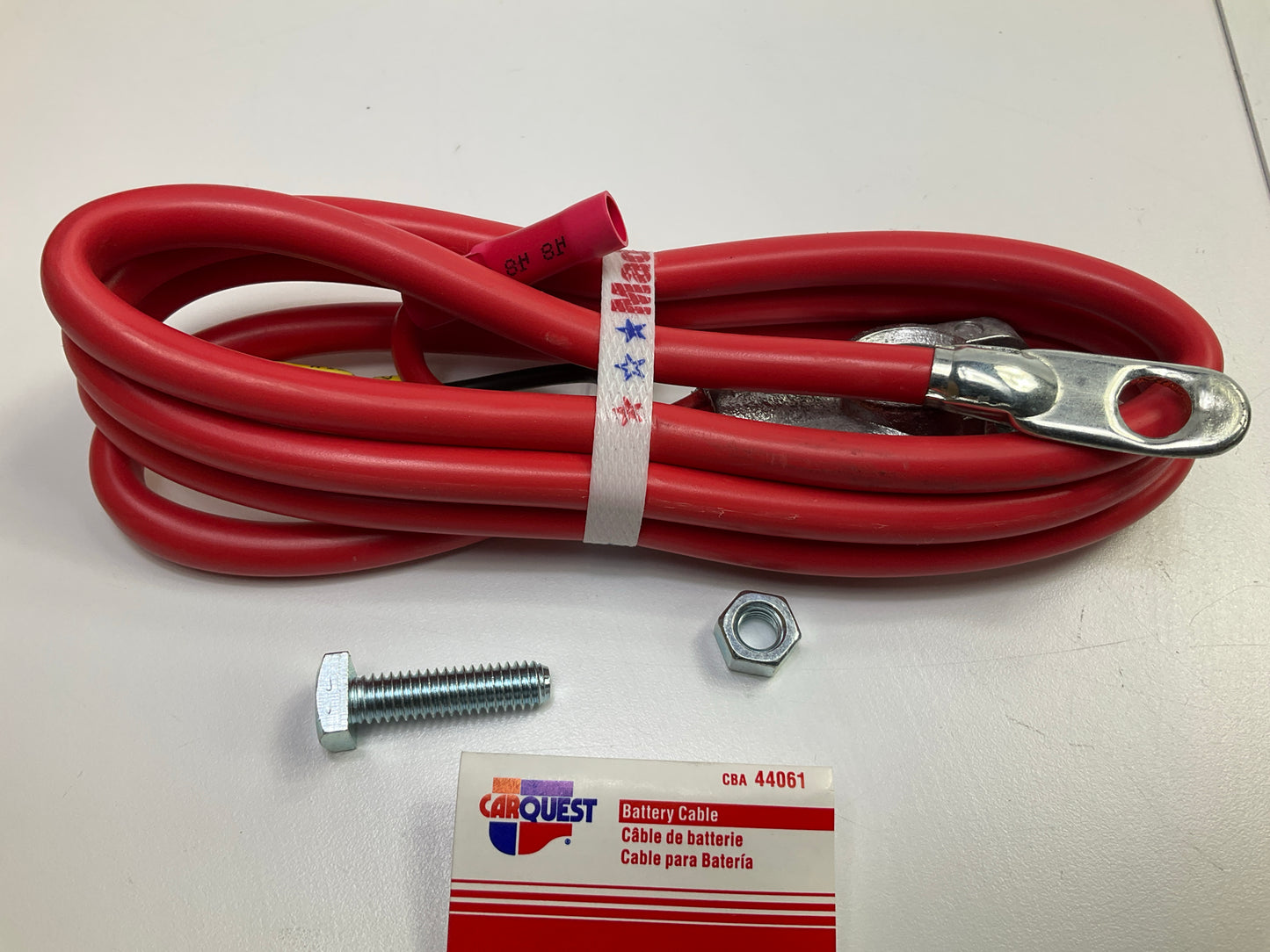 Carquest 44061 Red Top Post Battery Cable, 4 Gauge, 60'' Long