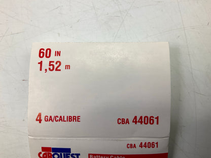 Carquest 44061 Red Top Post Battery Cable, 4 Gauge, 60'' Long