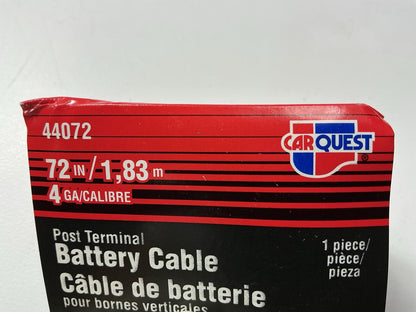 Carquest 44072 Top Post Positive Battery Cable 72'' Long, 4 Gauge