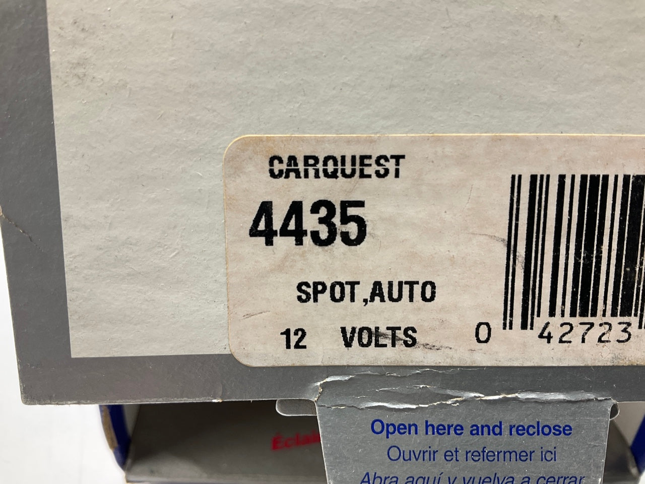 Carquest 4435 Spotlamp Sealed Beam Lamp 30W PAR46 12.8V, Wagner, Made In USA