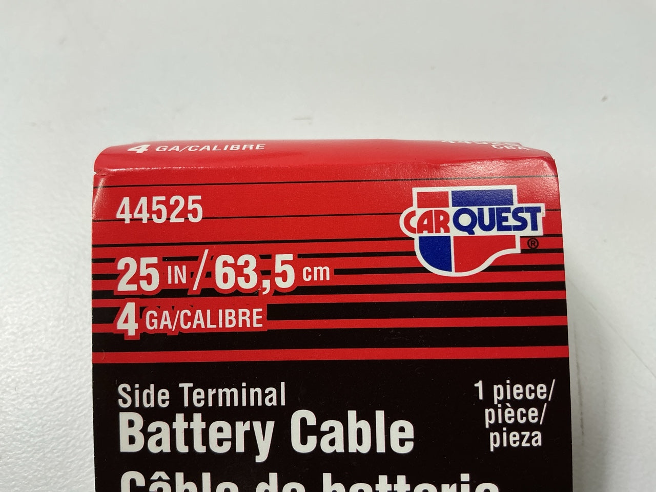 Carquest 44525 Red Side Terminal Battery Cable, 4 Gauge, 25'' Long