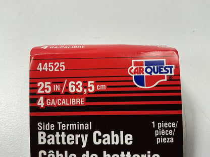 Carquest 44525 Red Side Terminal Battery Cable, 4 Gauge, 25'' Long