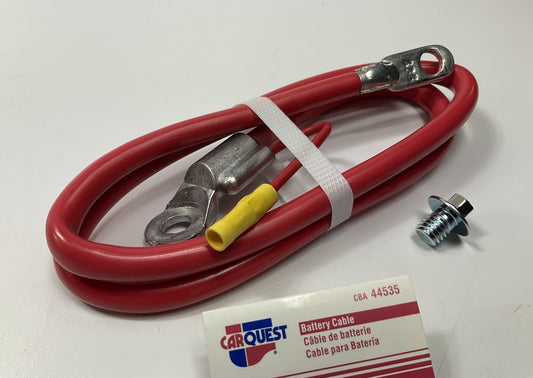 Carquest 44535 Side Post Red Battery Cable, 35 Inch, 4 Gauge