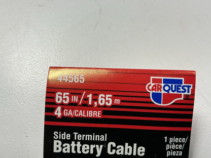 Carquest 44565 Side Post Battery Cable 65'' Long, 4 Gauge