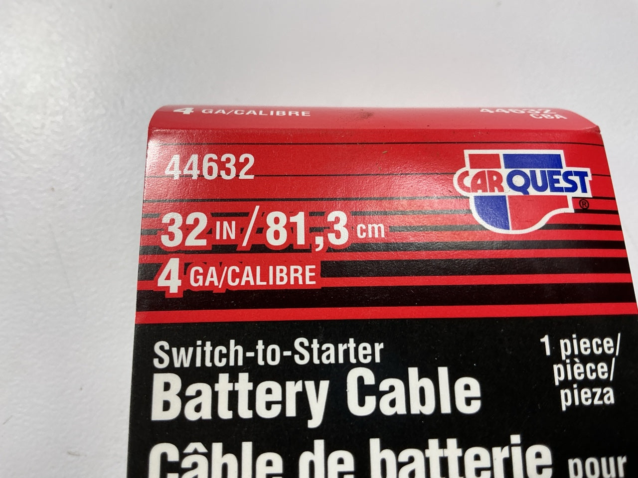 Carquest 44632 Side Post Battery Cable - Switch To Starter 32'' Long , 4 Gauge