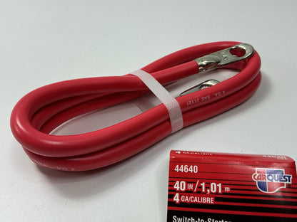 Carquest 44640 Side Post Battery Cable - Switch To Starter 40'' Long, 4 Gauge