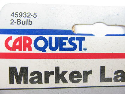 Carquest 45932-5 Two Bulb Oval Side Marker Light Lamp RED Reflector Light