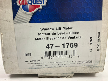 REMAN. Carquest 47-1769 Power Window Motor