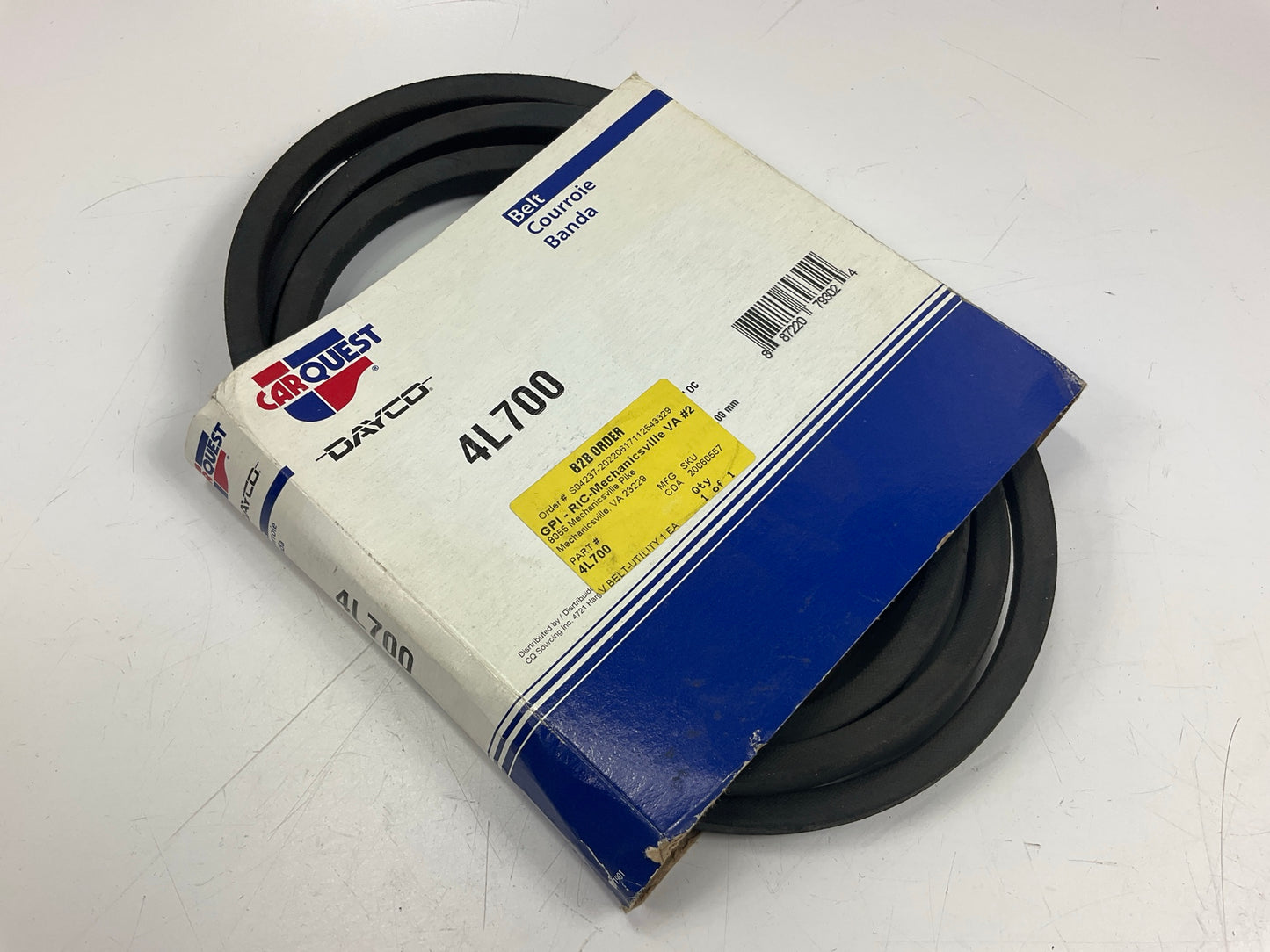 Carquest 4L700 Lawn & Garden Power Equipment Accessory Drive Belt, 1/2'' X 70''