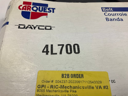 Carquest 4L700 Lawn & Garden Power Equipment Accessory Drive Belt, 1/2'' X 70''