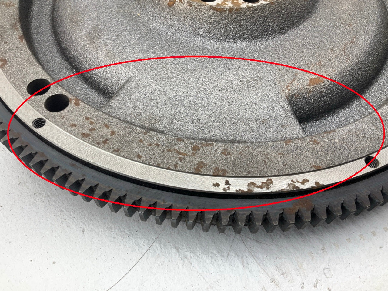 SURFACE RUST SEE PHOTOS Carquest 50-2701 Flywheel For  Solid Flywheel Conversion