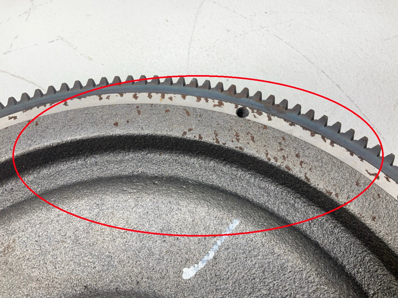 SURFACE RUST SEE PHOTOS Carquest 50-2701 Flywheel For  Solid Flywheel Conversion