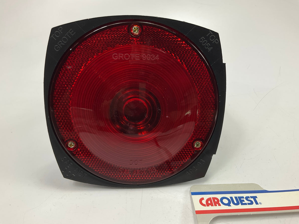 Carquest (Grote) 50542-5 Round 4'' Duramold Combination Stop Brake Light Lamp RED