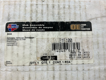 Carquest 515100 Front Wheel Hub Bearing, 8-LUG