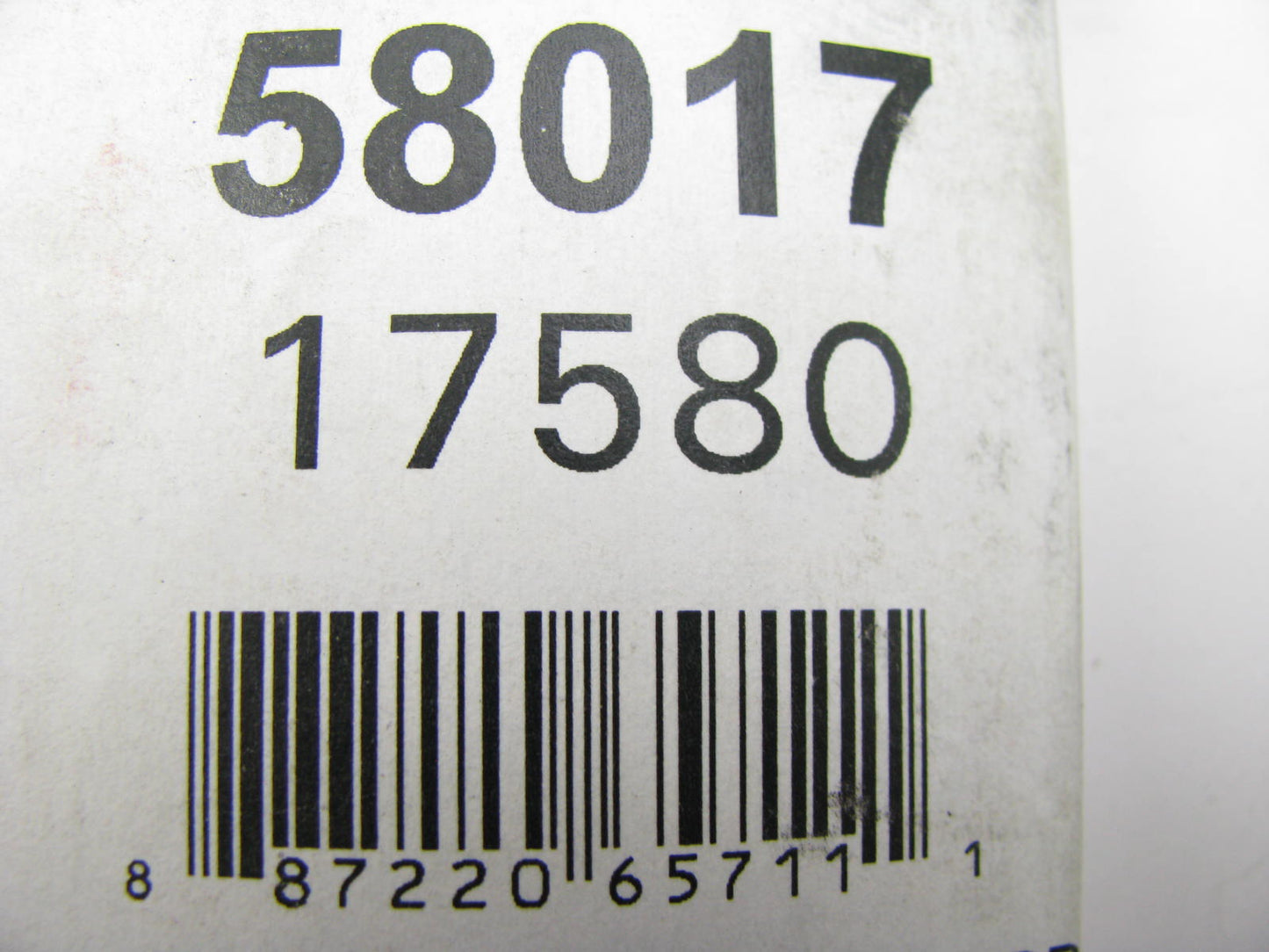 Carquest 58017 Accessory Drive Belt - 0.53'' X 58.00'' - 36 Degree