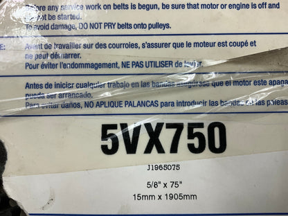 Carquest 5VX750 Industrial VX-Wedge Accessory Drive Belt - 5/8'' X 75''