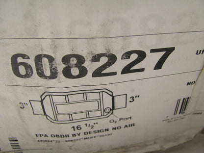 Carquest 608227 3'' Exhaust Universal Catalytic Converter 16.5'' Long