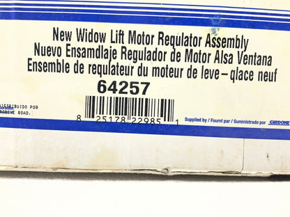 Carquest 64257 Front Right Power Window Motor And Regulator Assembly