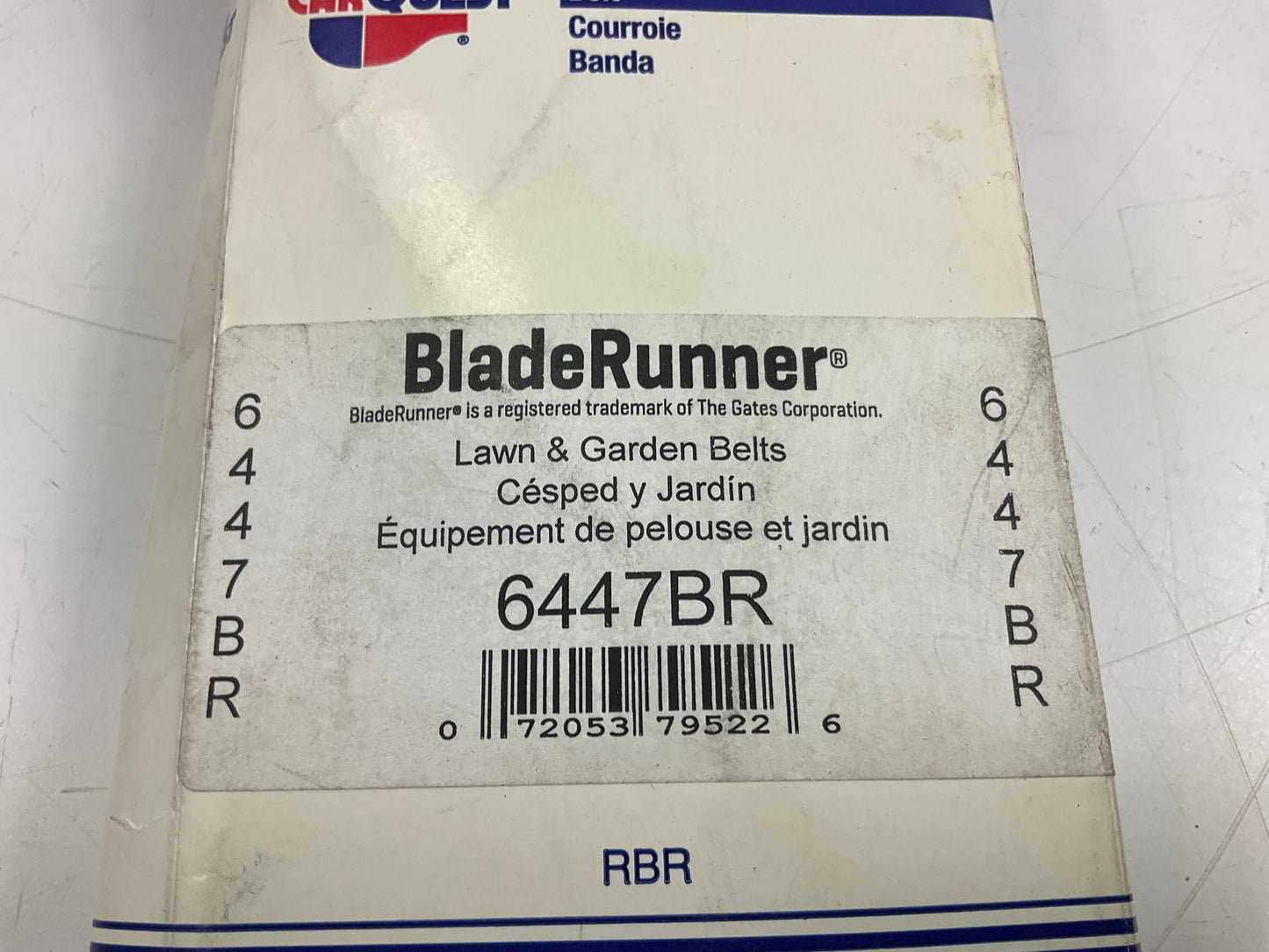 Carquest 6447BR BladeRunner Power Equipment Accessory Drive Belt, 5/8'' X 52.875''
