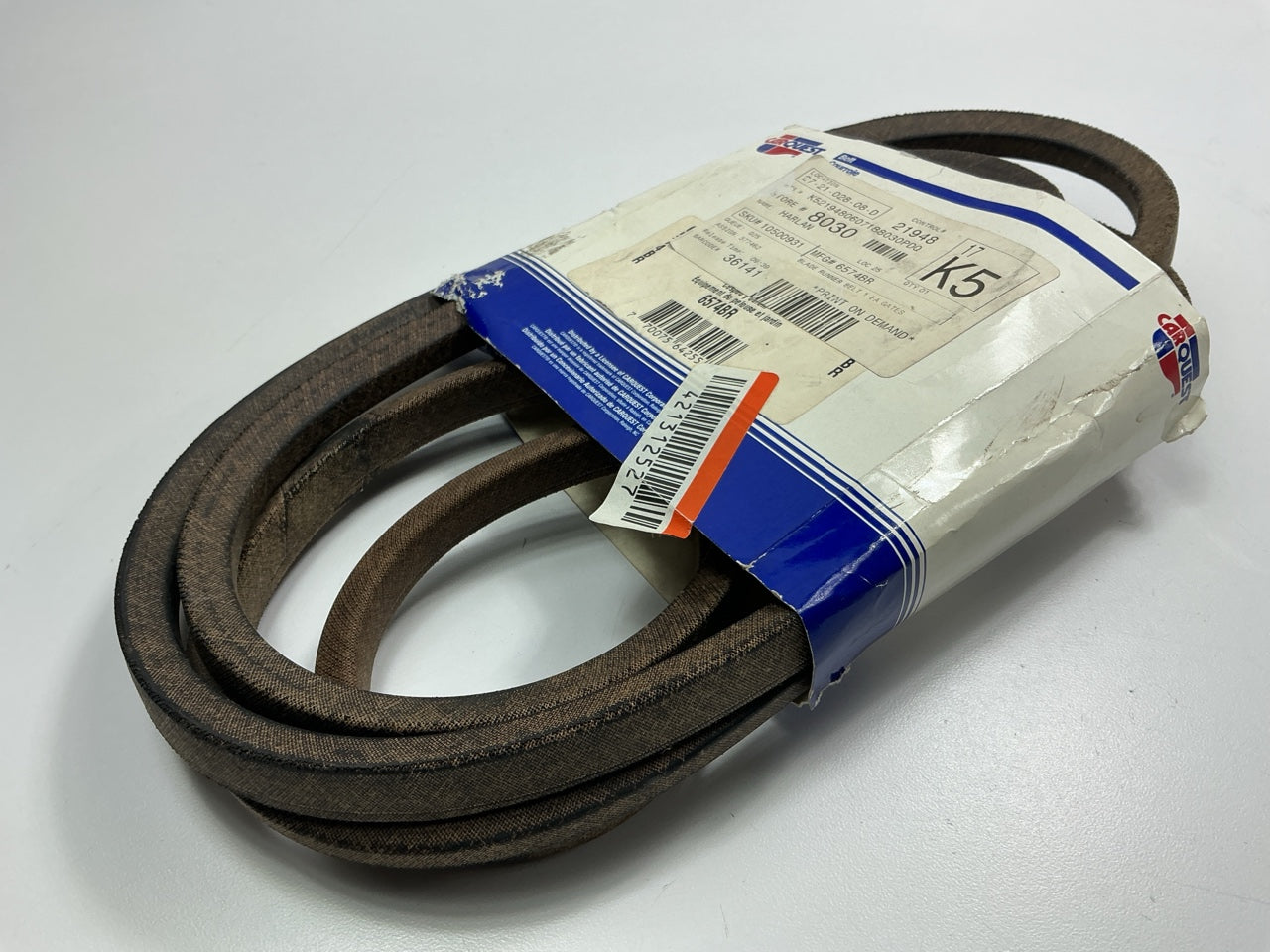 Carquest 6574BR BladeRunner Power Equipment Accessory Drive Belt 21/32 X 121-1/4