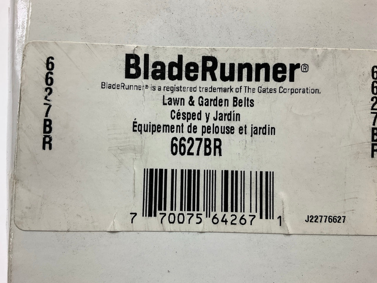 Carquest By Gates 6627BR BladeRunner Power Equipment Drive Belt - 1/2'' X 87-7/8''