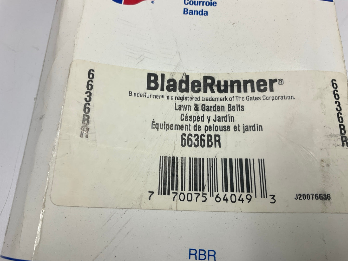Carquest 6636BR BladeRunner Power Equipment Accessory Drive Belt - 1/2'' X 101-7