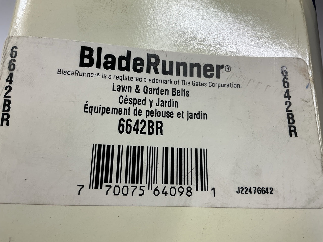 Carquest 6642BR BladeRunner Power Equipment Accessory Drive Belt - 1/2'' X 99.25''