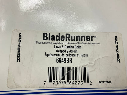 Carquest 6649BR BladeRunner Power Equipment Accessory Drive Belt 21/32 X 90-3/8''