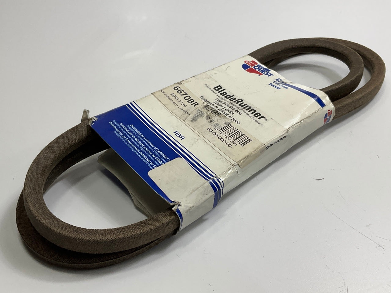 Carquest 6674BR BladeRunner Power Equipment Accessory Drive Belt, 1/2'' X 57-1/8''