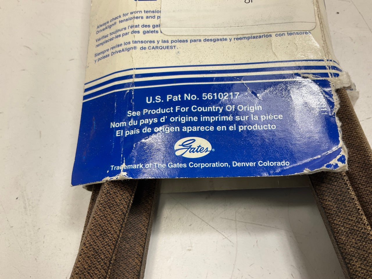 Carquest 6684BR BladeRunner Power Equipment Accessory Drive Belt 21/32'' X 114.5''