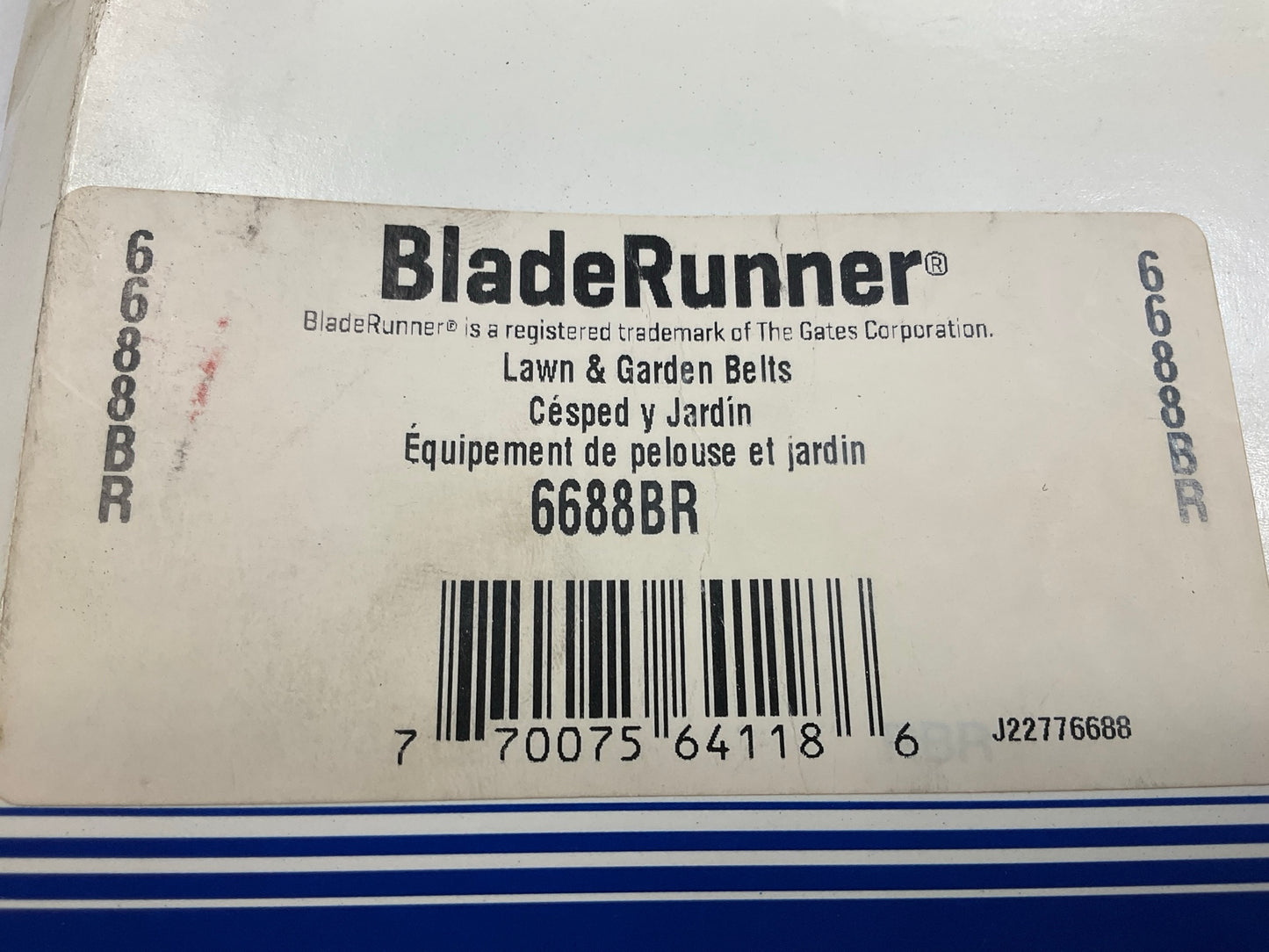 Carquest 6688BR BladeRunner Power Equipment Accessory Drive Belt 21/32 X 117-1/4