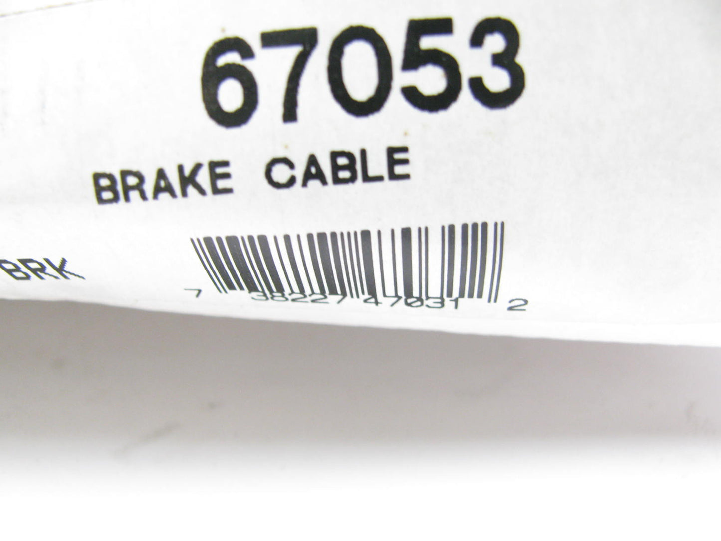 Carquest 67053 FRONT Parking Brake Cable